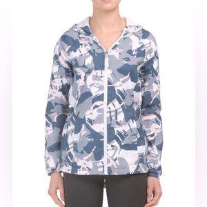 New Balance Abstract Camo Printed Windbreaker Jacket